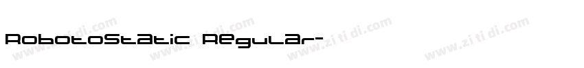 RobotoStatic Regular字体转换